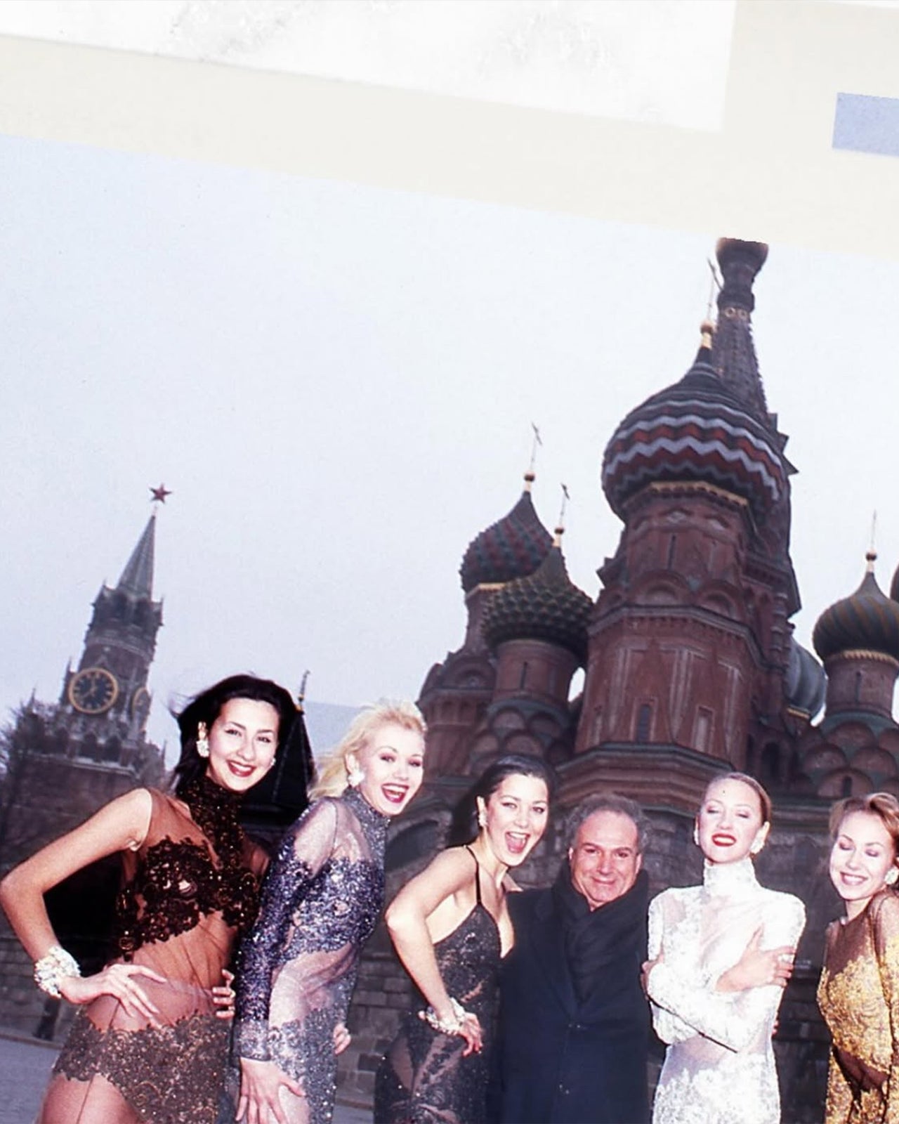 Rocco Barocco Couture F/W 1997 Semitransparent Floral Silver Silk Long Dress