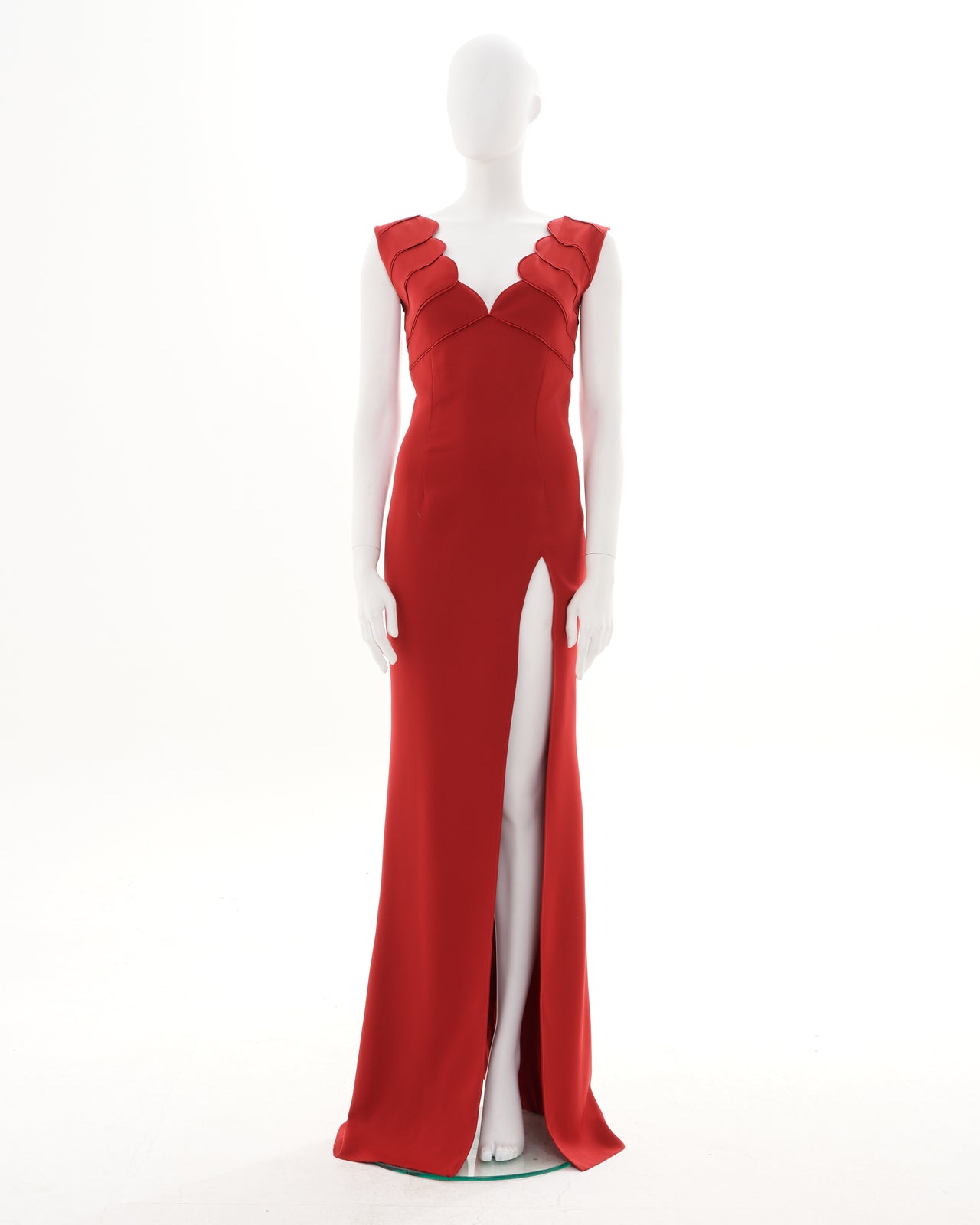 Valentino S/S 1992 Red Long Dress
